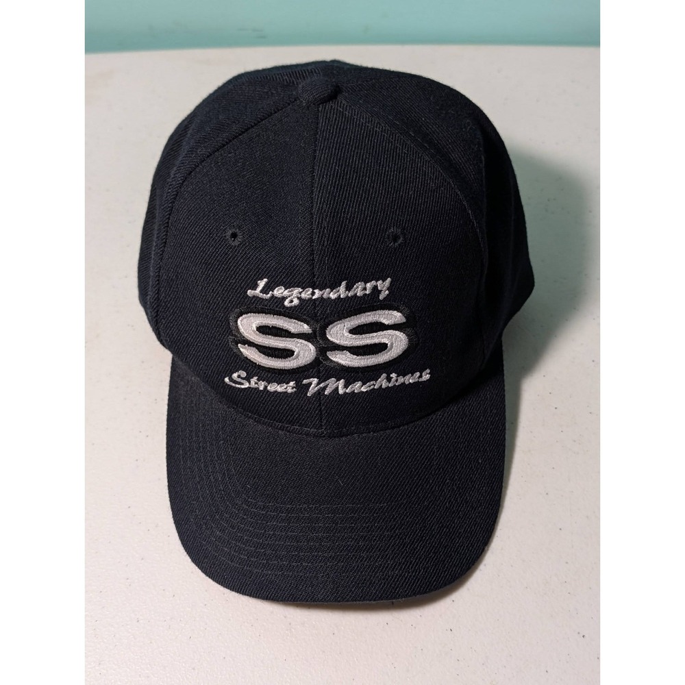 Chevy Legendary SS Street Machines Vintage Snapback Headmasters Hat Black